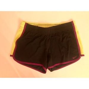 Black athletic shorts
